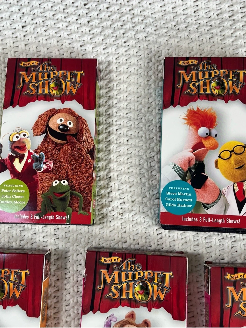 Best of Muppets Show  VHS Lot of 6 Time Life 2000 Collection Set - Picture 6 of 10